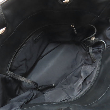 Chanel Paris Biarritz Black Leather Tote Bag (Pre-Owned)