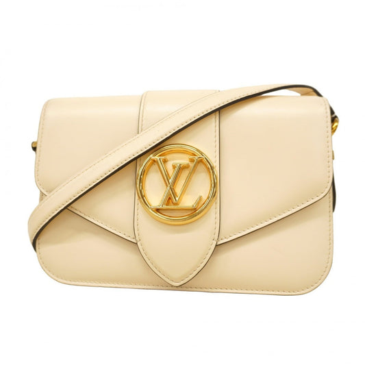 Louis Vuitton Cream Shoulder Bag (Pre-Owned)