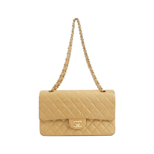 Chanel Beige Leather Shoulder Bag (Pre-Owned)