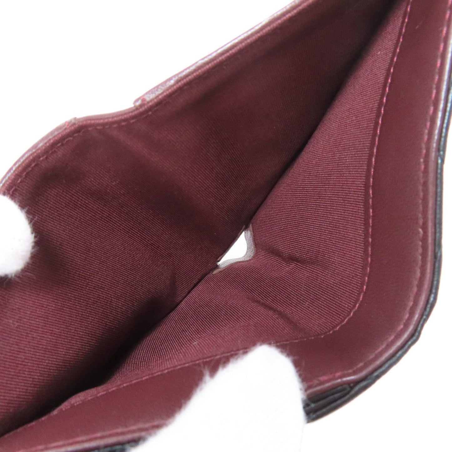 Chanel Matelasse Black Leather Wallet (Bi-Fold) (Pre-Owned)