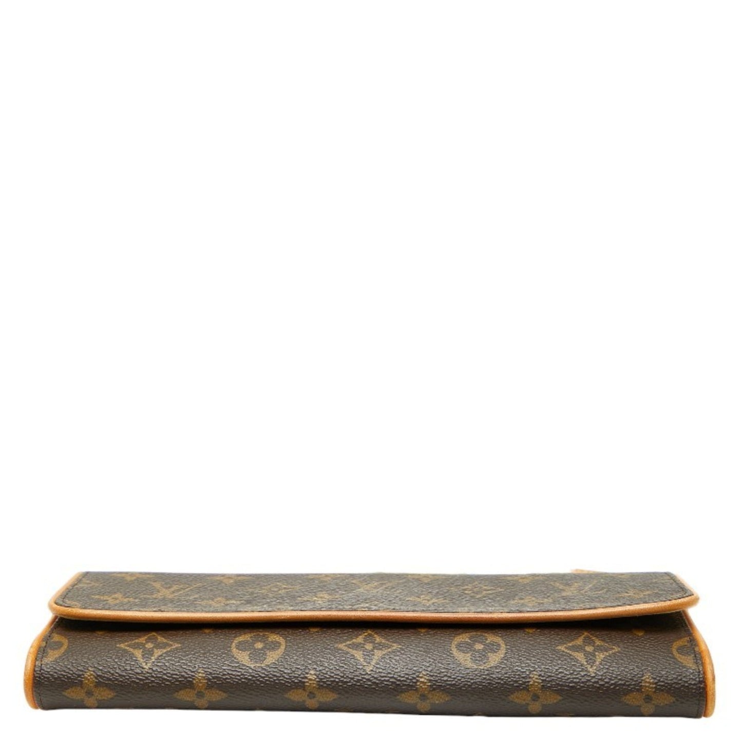 Louis Vuitton Brown Pvc Leather Pochette Shoulder Bag (Pre-Owned)