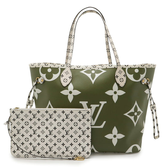 Louis Vuitton Monogram Beige Khaki Monogram Shoulder Bag Tote Bag (Pre-Owned)