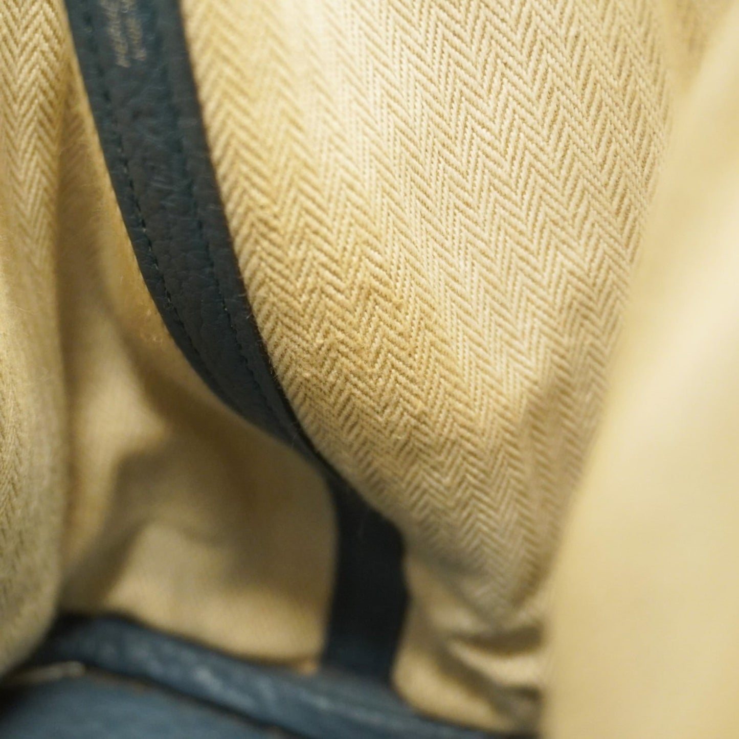 Hermes Blue Country Leather Tote Bag (Pre-Owned)