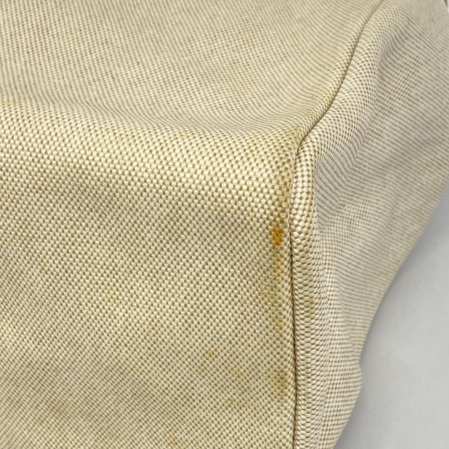 Hermes Natural Toile H Handbag (Pre-Owned)