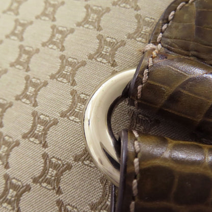 Celine Macadam Brown Canvas Tote Bag (Pre-Owned)