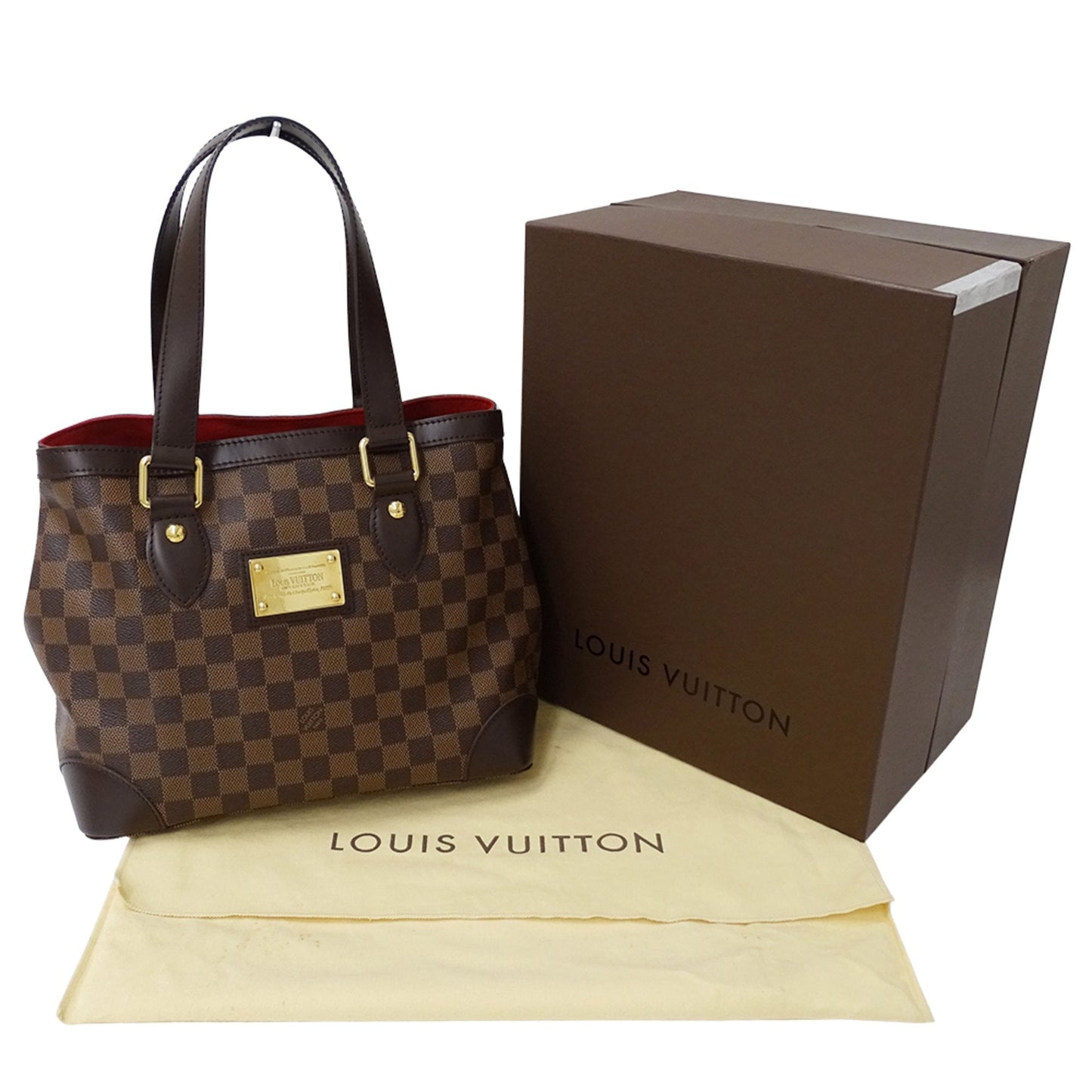 Louis Vuitton Brown Damier Canvas Damier Canvas Tote Bag (Pre-Owned)