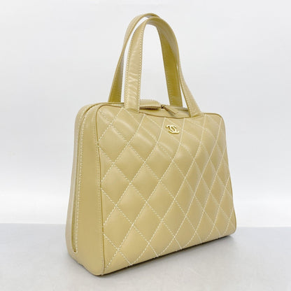 Chanel Beige Leather Tote Bag (Pre-Owned)