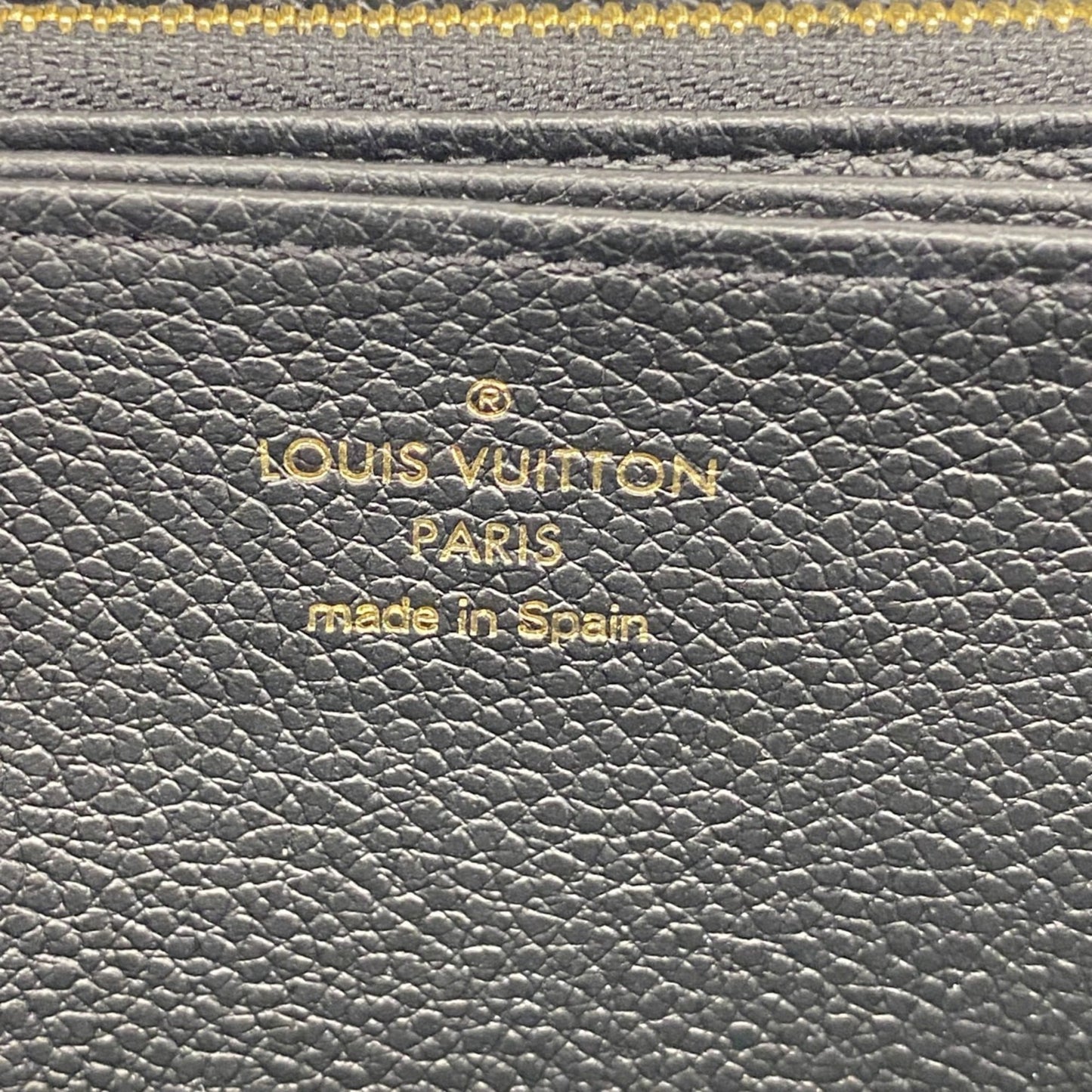 Louis Vuitton Noir Long Wallet (Bi-Fold) (Pre-Owned)