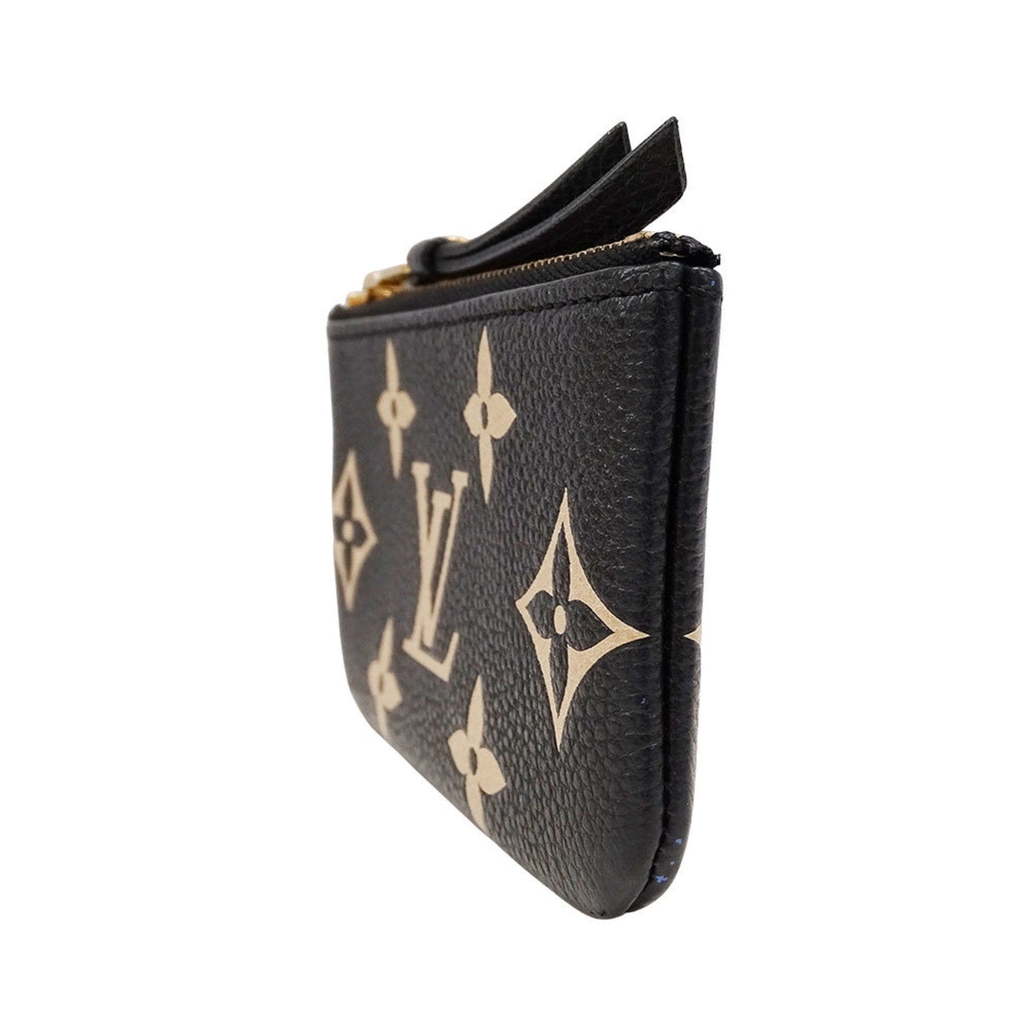 Louis Vuitton Beige Black Monogram Empreinte Coin Purse/Coin Case (Pre-Owned)