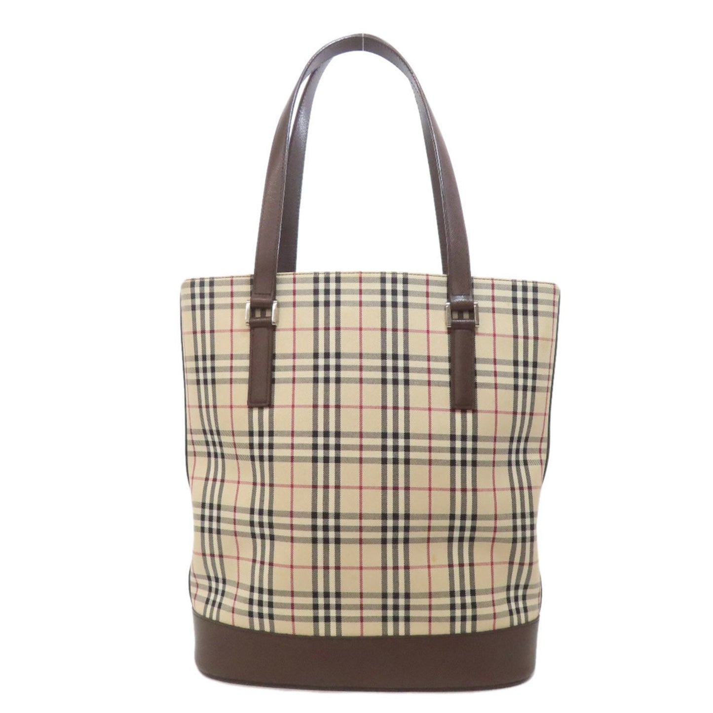 Burberry Brown Canvas Tote Bag (Pre-Owned)