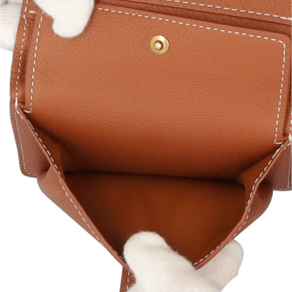 Louis Vuitton Brown Cognac Leather Wallet (Bi-Fold) (Pre-Owned)