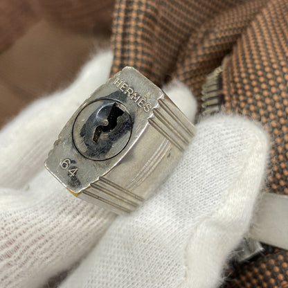 Hermes Brown Canvas Tote Bag (Pre-Owned)