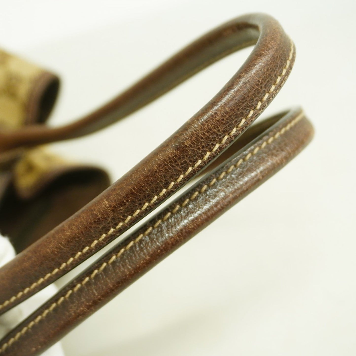 Gucci Brown Canvas Tote Bag (Pre-Owned)