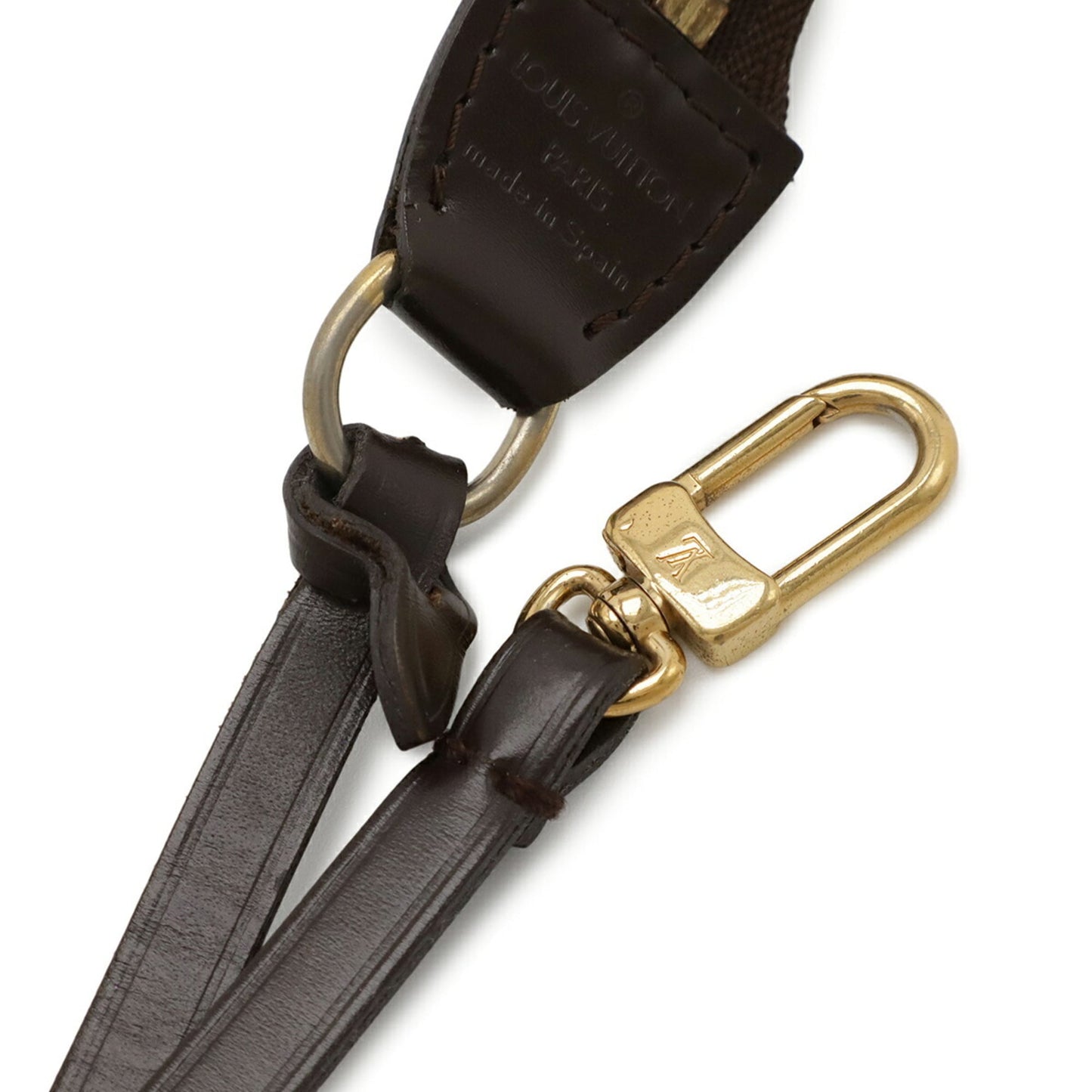 Louis Vuitton Brown Pvc Pochette Pouch (Pre-Owned)