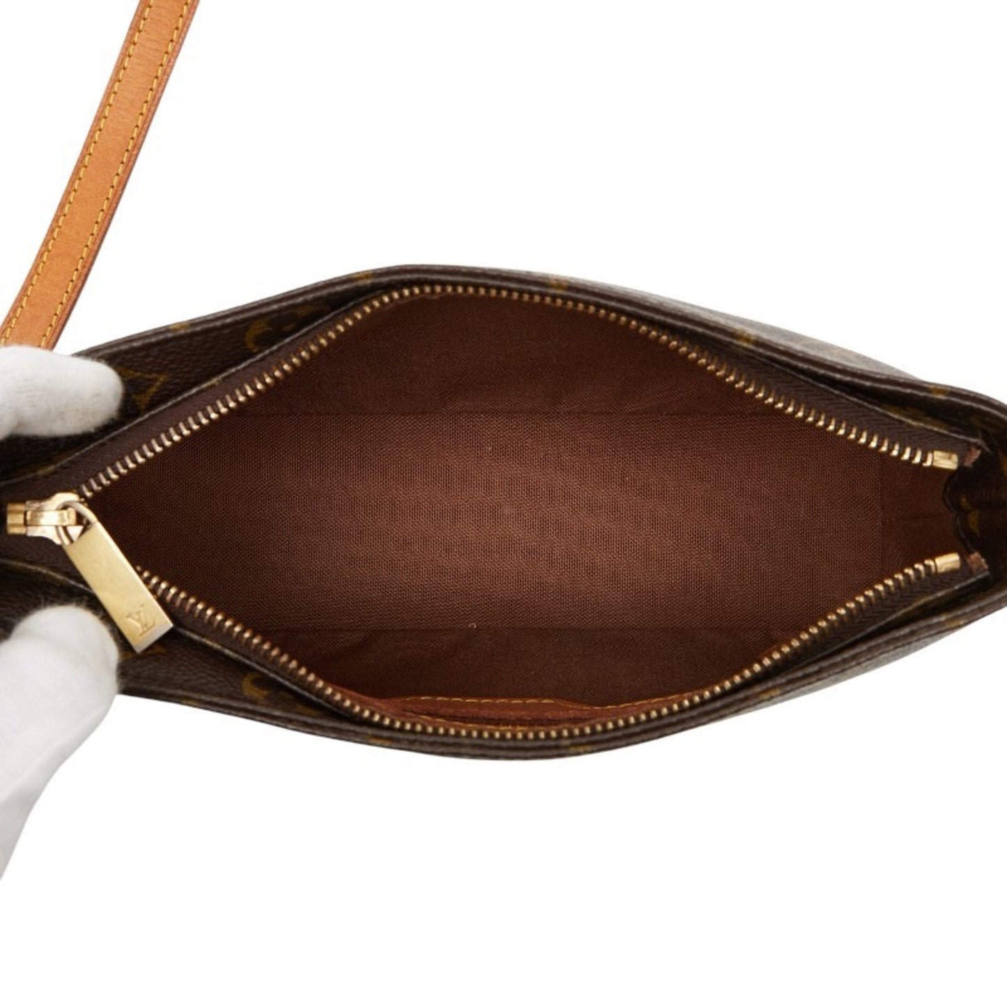 Louis Vuitton Brown Pvc Leather Shoulder Bag (Pre-Owned)