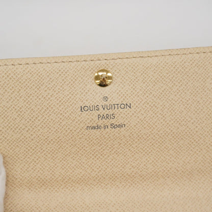 Louis Vuitton White Wallet (Tri-Fold) (Pre-Owned)