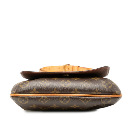 Louis Vuitton Brown Pvc Leather Shoulder Bag (Pre-Owned)