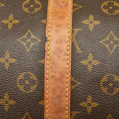 Louis Vuitton Brown Pvc Leather Boston Bag (Pre-Owned)