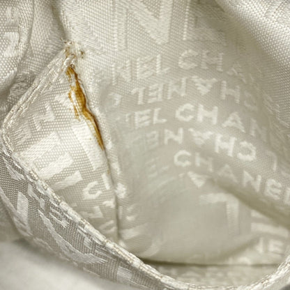 Chanel Beige Grained Calfskin Shoulder Bag (Pre-Owned)