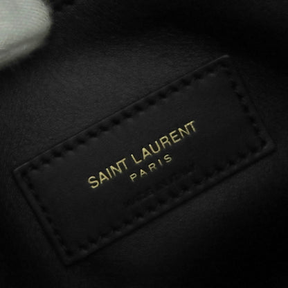 Saint Laurent Black Leather Shoulder Bag (Pre-Owned)