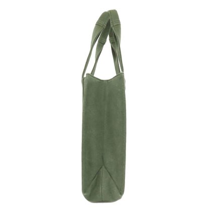 Chloé Green Canvas Tote Bag (Pre-Owned)