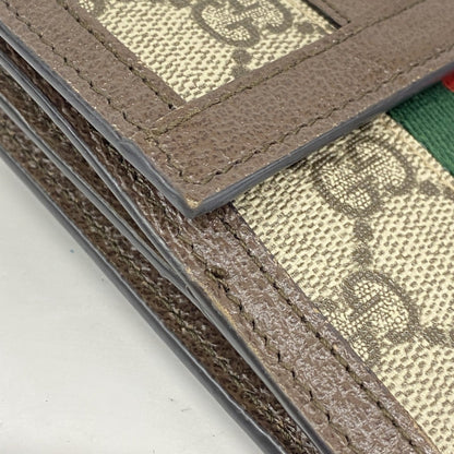 Gucci Brown Pvc Wallet (Bi-Fold) (Pre-Owned)