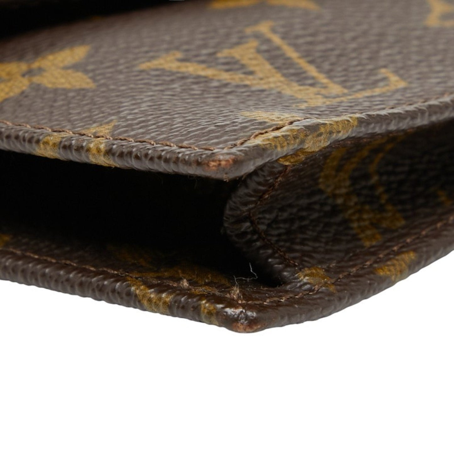 Louis Vuitton Brown Pvc Leather Pochette (Pre-Owned)