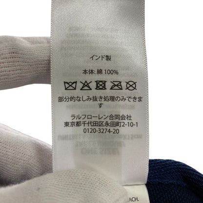 Ralph Lauren Navy Canvas Shoulder Bag Tote Bag (Pre-Owned)