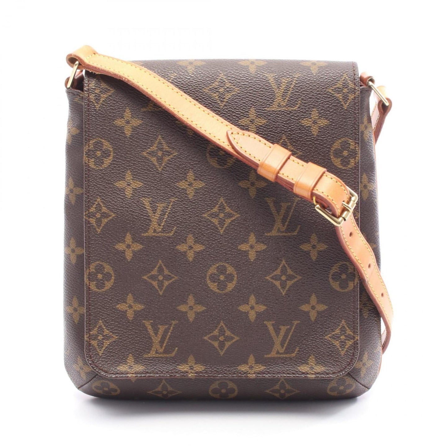 Louis Vuitton Brown Pvc Leather Shoulder Bag (Pre-Owned)