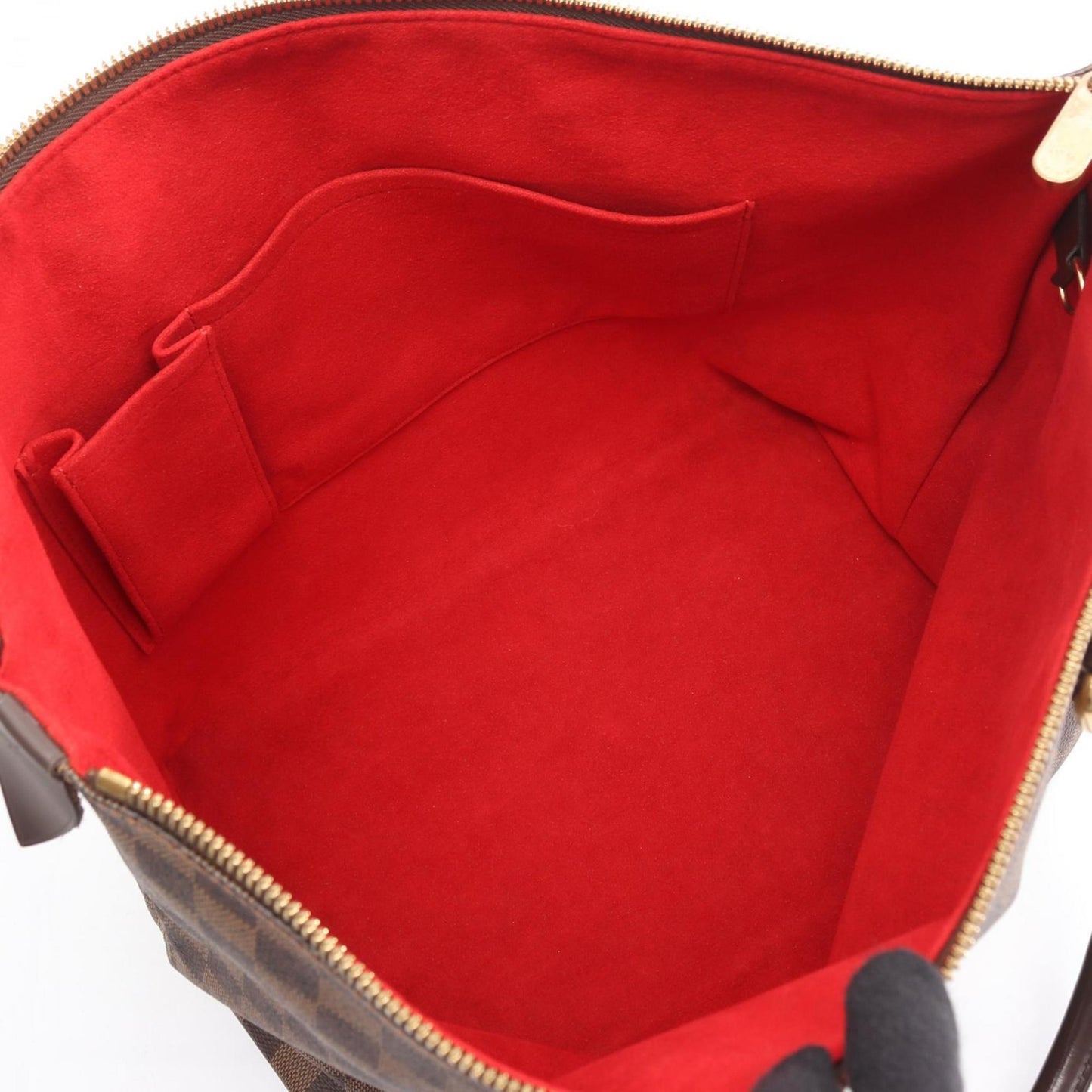 Louis Vuitton Brown Coated Canvas Damier Canvas Pvc Leather Tote Bag (Pre-Owned)