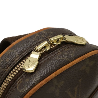 Louis Vuitton Brown Pvc Pochette Shoulder Bag Sling Bag (Pre-Owned)