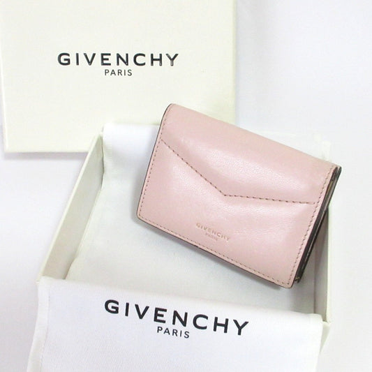 Givenchy Orange Pink Wallet (Tri-Fold) (Pre-Owned)