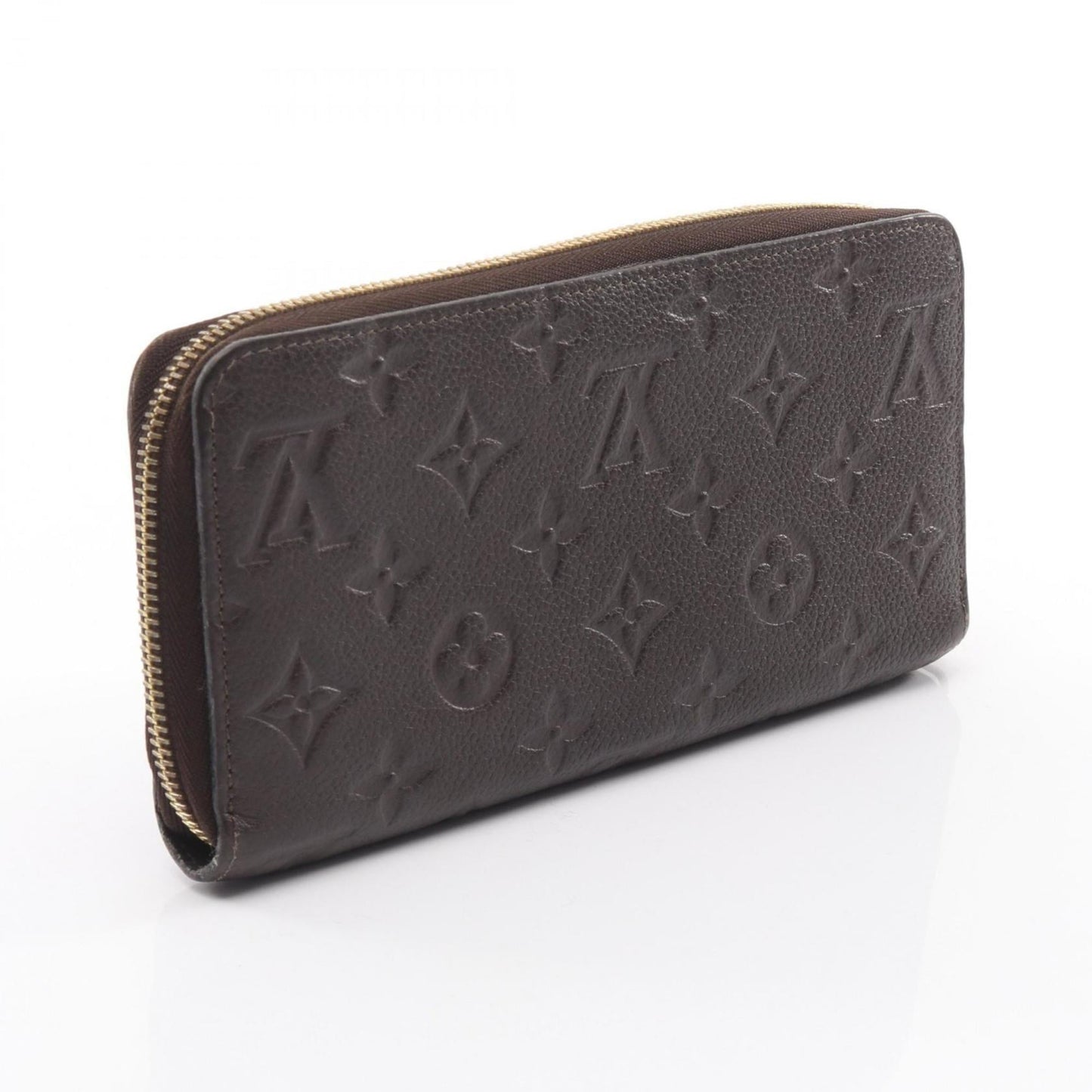 Louis Vuitton Brown Earth Monogram Empreinte Long Wallet (Bi-Fold) (Pre-Owned)