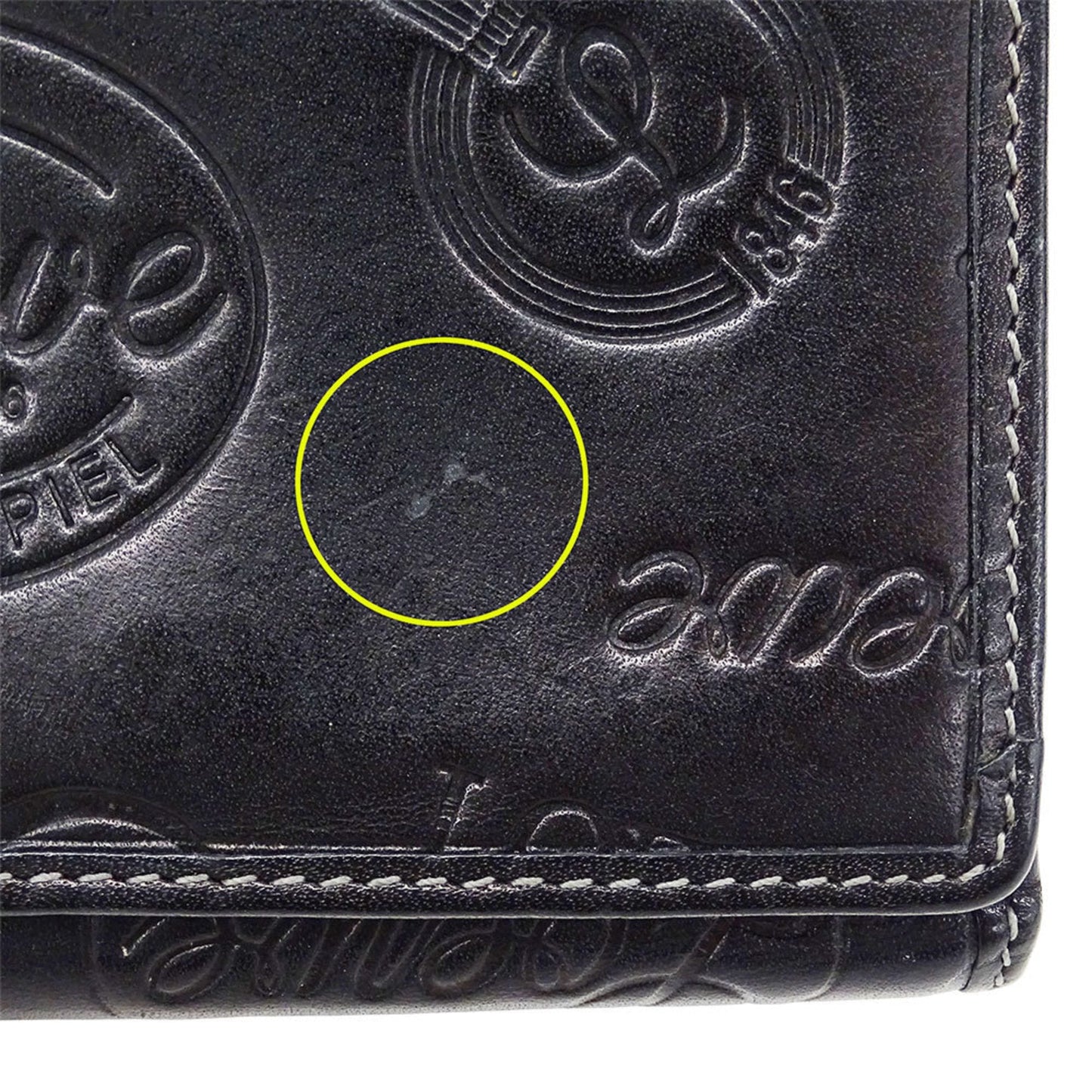 Loewe Black Leather Wallet (Tri-Fold) (Pre-Owned)