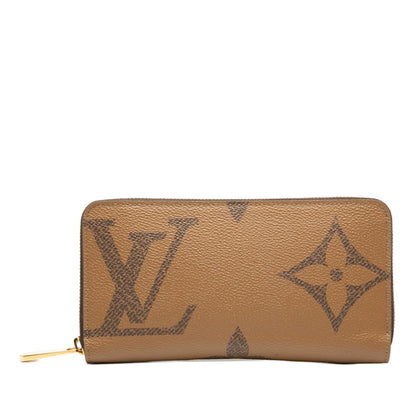 Louis Vuitton Brown Monogram Monogram Reverse Long Wallet (Bi-Fold) (Pre-Owned)