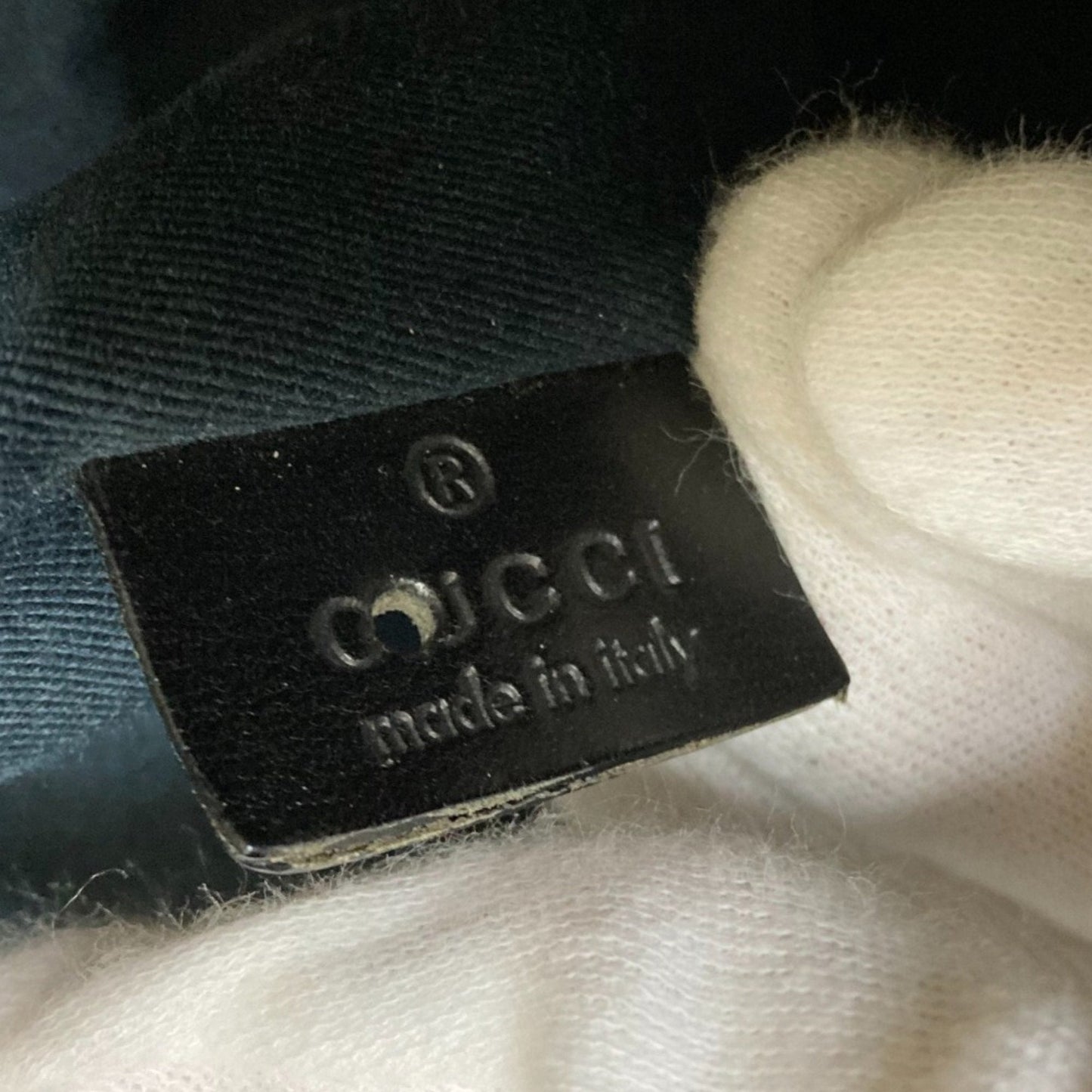 Gucci Dark Gray Gray Tote Bag (Pre-Owned)