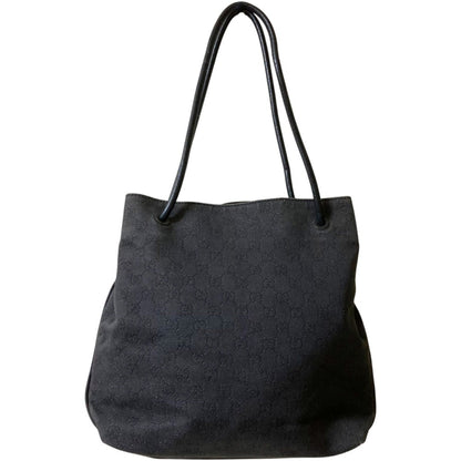 Gucci Dark Gray Gray Tote Bag (Pre-Owned)