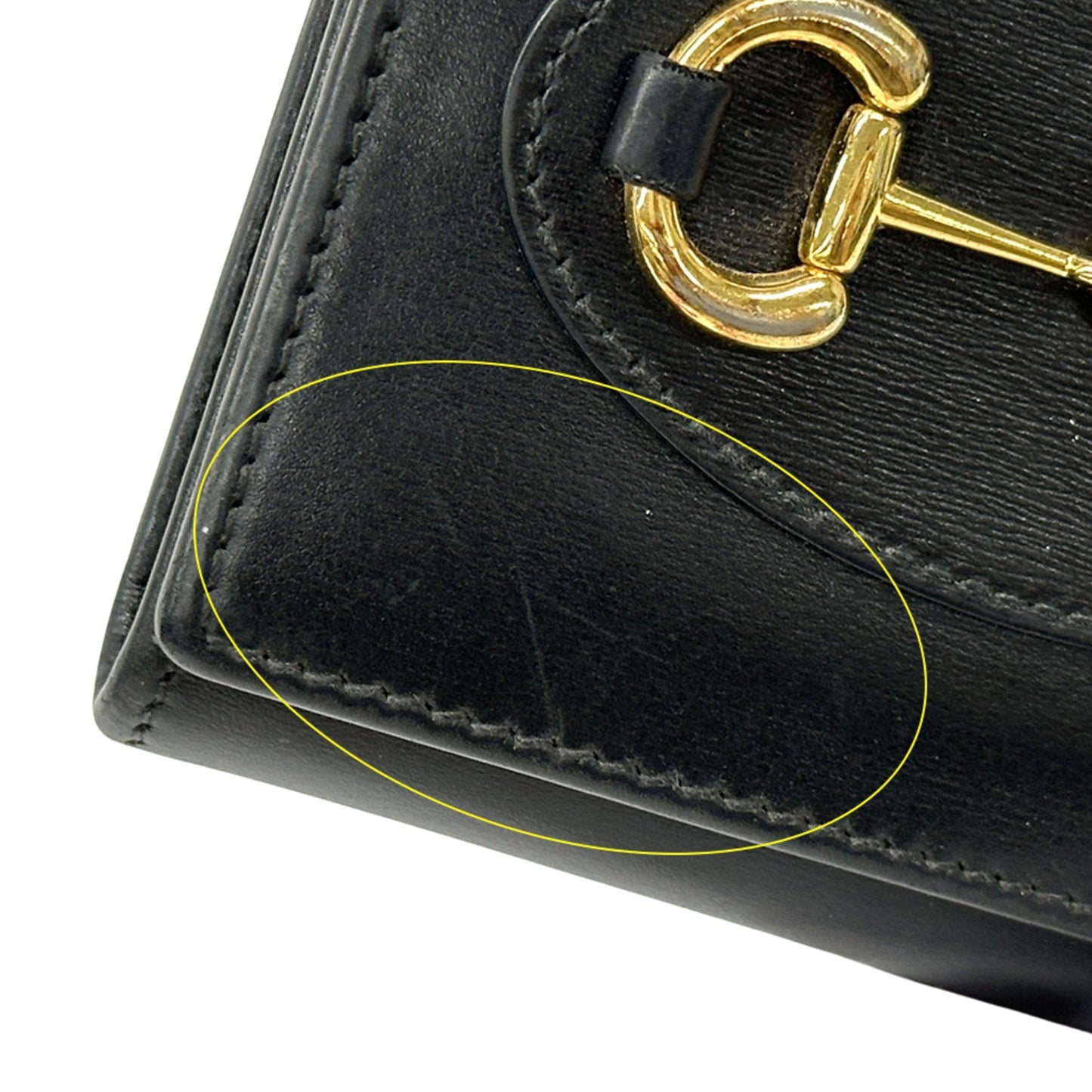 Gucci Black Leather Wallet (Bi-Fold) (Pre-Owned)