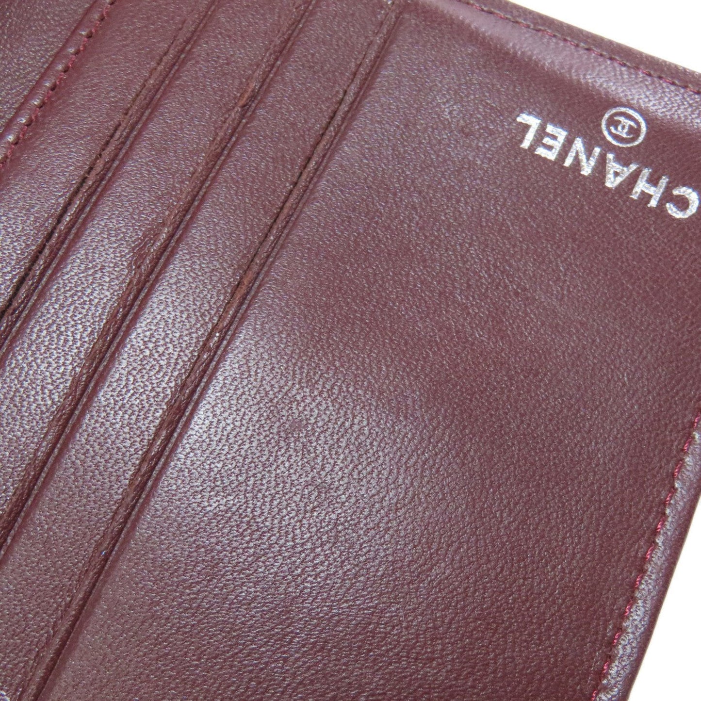 Chanel Matelasse Black Leather Wallet (Bi-Fold) (Pre-Owned)