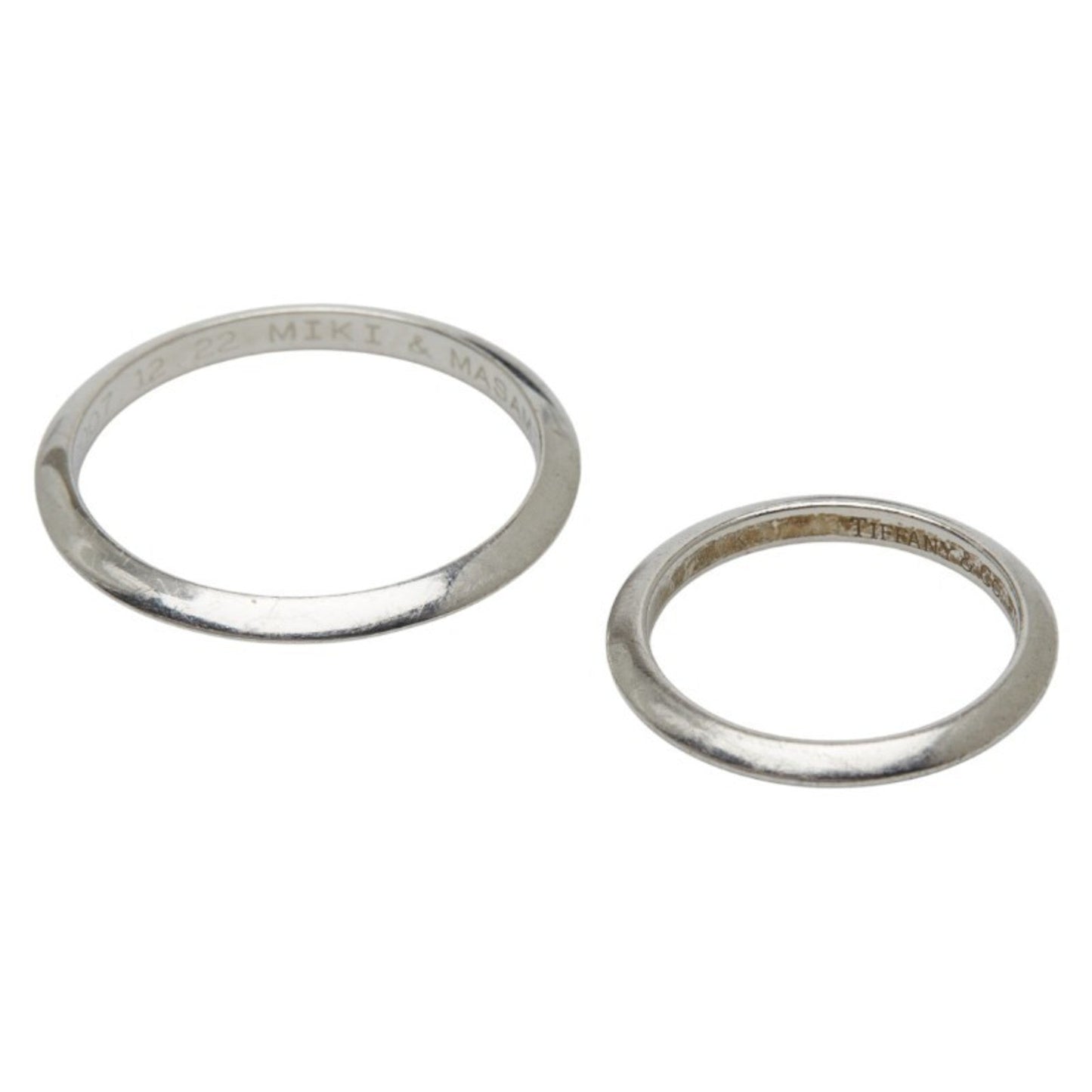 Tiffany Platinum Platinum 950 Couple Ring (Pre-Owned)