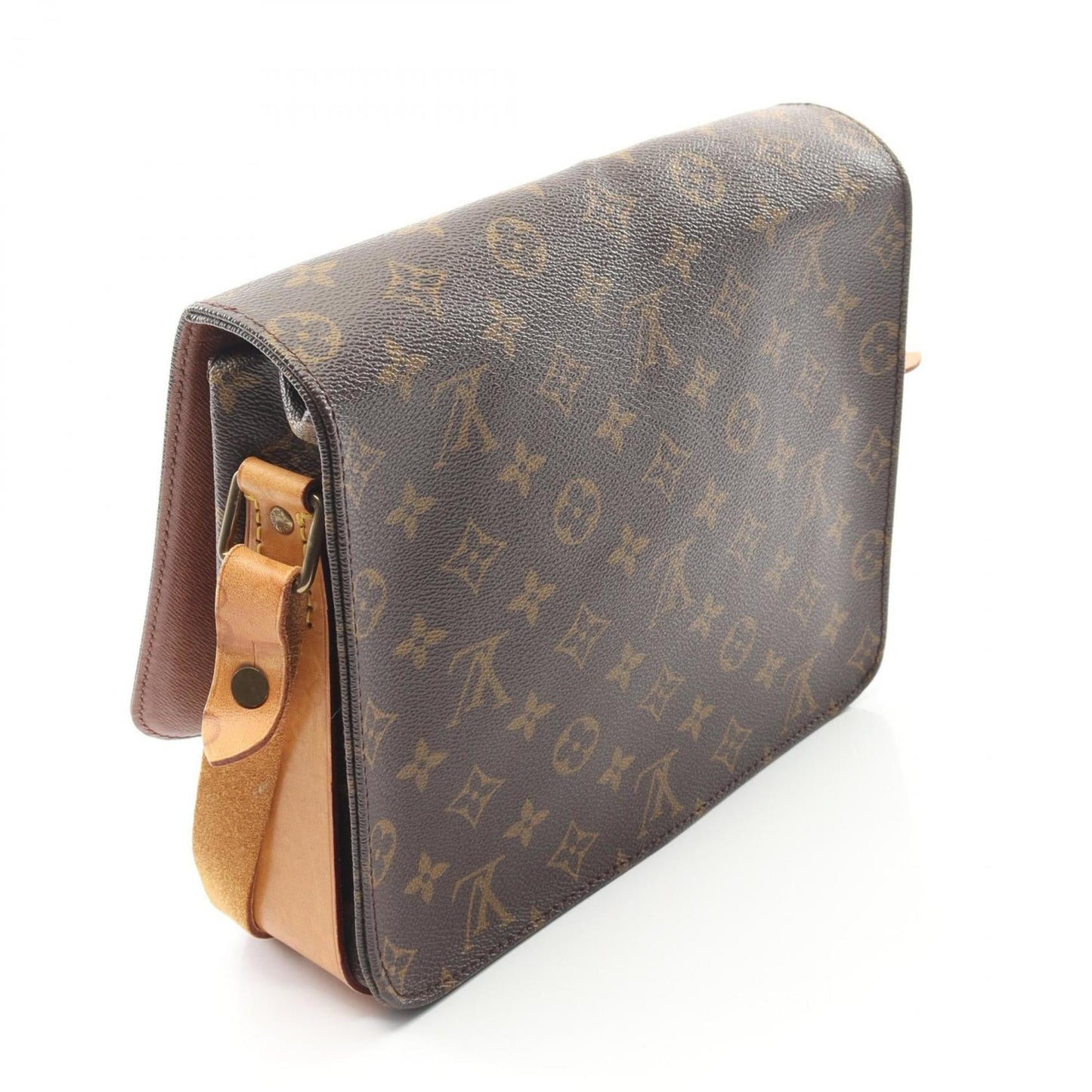 Louis Vuitton Brown Pvc Shoulder Bag (Pre-Owned)