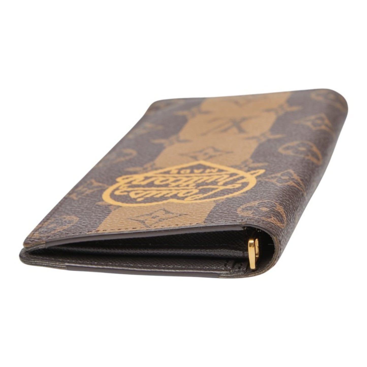 Louis Vuitton Brown Pvc Long Wallet (Bi-Fold) (Pre-Owned)