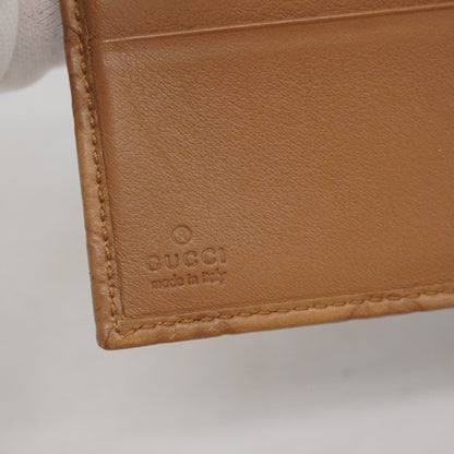 Gucci Brown Leather Wallet (Bi-Fold) (Pre-Owned)