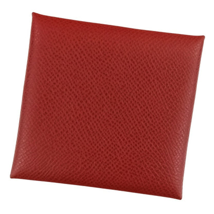 Hermes Red Color Coin Purse/Coin Case (Pre-Owned)