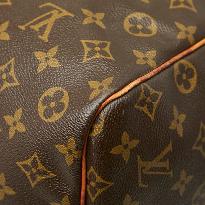 Louis Vuitton Brown Pvc Leather Boston Bag (Pre-Owned)