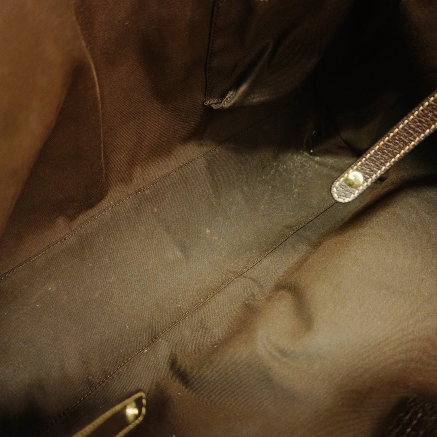 Gucci Brown Canvas Tote Bag (Pre-Owned)