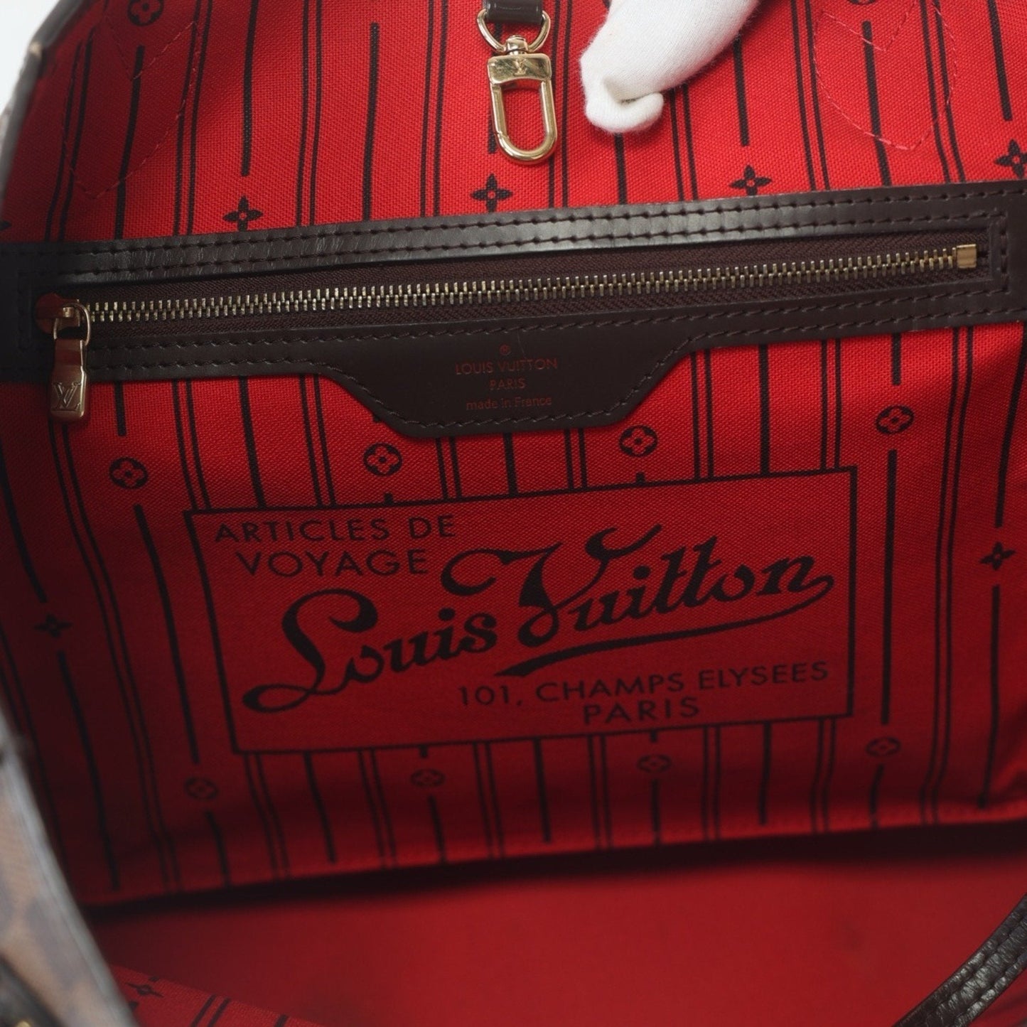 Louis Vuitton Brown Damier Canvas Damier Canvas Shoulder Bag Tote Bag (Pre-Owned)