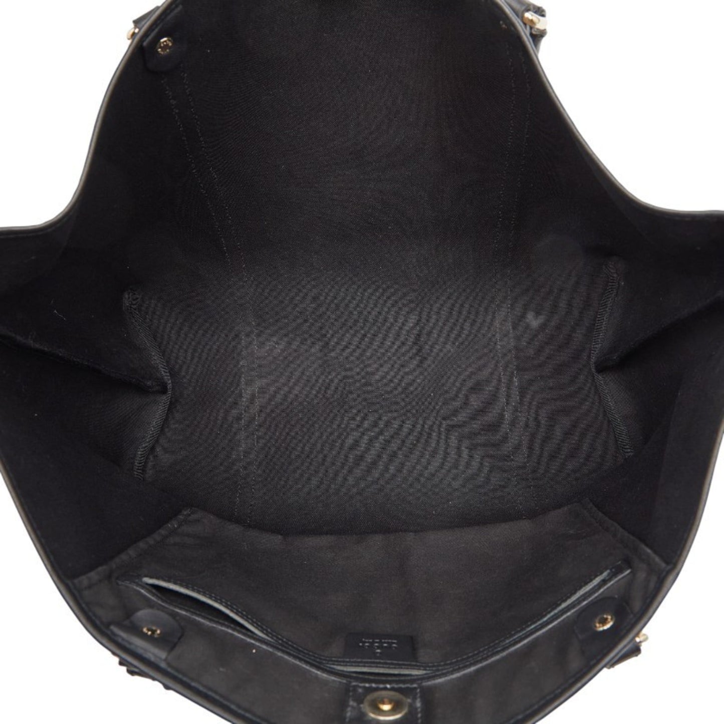 Gucci Black Gray Pvc Leather Tote Bag (Pre-Owned)