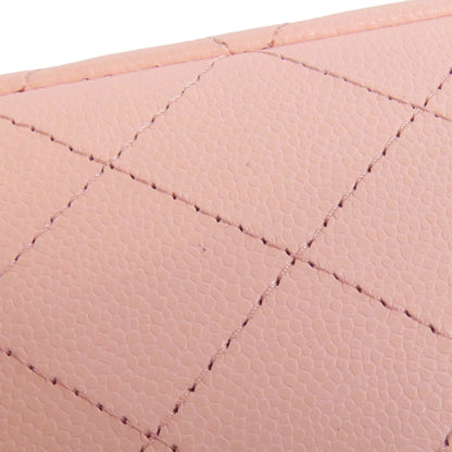 Chanel Matelasse Pink Leather Shoulder Bag (Pre-Owned)