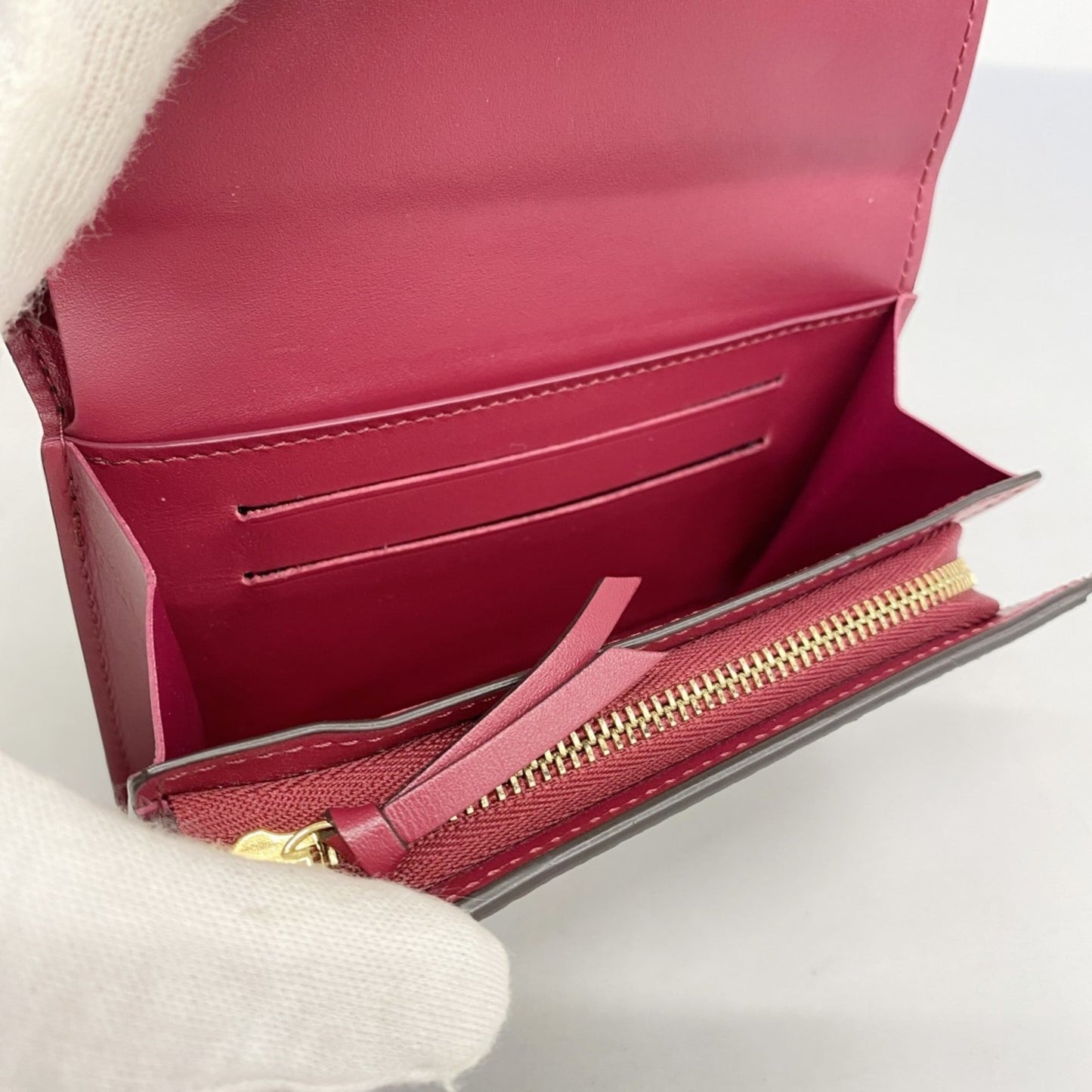 Louis Vuitton Brown Fuchsia Wallet (Bi-Fold) (Pre-Owned)